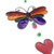 Colourful String of Butterflies Sun Catcher