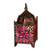 Pink Fabric Moroccan Lamp