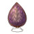 Purple Leaf Capiz Shell Lamp