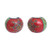 Set of 2 Red Tealight Holders