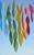 Rainbow Frosted Glass Waterfall Wind Chime