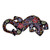 Gecko Wall Plaque Black