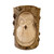 Hand Carved Owl in a Log