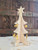 Small Cream Wooden Christmas Tree