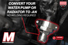 Weld Free -AN Compression Fitting for Water Pumps and Radiators, Graphic