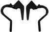 1966 - 1967 Chevrolet Nova Trunk Hinges, Black Onyx