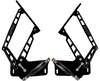 1967 - 1972 Ford Truck Hood Hinges, Black 1967 - 1972 Ford Truck Hood Hinges, Black