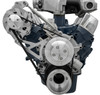 Small Block Ford Deluxe Serpentine Conversion Kit - Alternator Only, Clear, Front