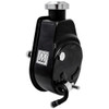 Ultra Series Saginaw Keyway Style Power Steering Pump Black Finish, Back Ultra Series Saginaw Keyway Style Power Steering Pump Black Finish, Back