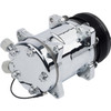 Ultra Series Sanden 508 Air Conditioning Compressor Chrome Finish with 6 Groove Clutch