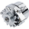 Ultra Series GM 10SI Alternator, 100 Amp 1 Wire Chrome Finish