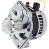 GM CS130 Alternator, 320 AMP 1 Wire Chrome Finish