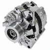 Ultra Series GM CS130 Alternator, 140 Amp 1 Wire Chrome Finish, Right offset, Face Ultra Series GM CS130 Alternator, 140 Amp 1 Wire Chrome Finish, Right offset, Face