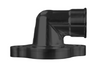 Ford Straight Six (240/300) 90° Thermostat Housing, Black, Side Ford Straight Six (240/300) 90° Thermostat Housing, Black, Side