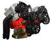 Small Block Chevy All Inclusive Evolution Serpentine System, Black, Left