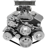 Small Block Chevy Long Water Pump Serpentine System - All Inclusive, Peanut 7176 AC