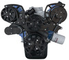 Small Block Ford All Inclusive Evolution Serpentine System - Black Small Block Ford All Inclusive Evolution Serpentine System - Black