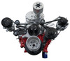 Small Block Chevy - Outward Mount Deluxe for Blowers - Short Water Pump Serpentine System | Black