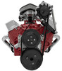 Small Block Chevy - Inward Mount Deluxe - Standard Rotation Serpentine System, Black