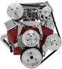 Small Block Chevy High Mount Serpentine Conversion System