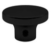 Universal Dash Knob, Flat Style, Black, Side
