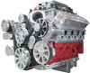 Chevy LSA Supercharged Evolution Serpentine System - Polished AC