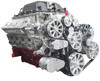 Chevy LSA Supercharged Evolution Serpentine System - Polished AC