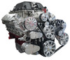 Chevy LSA Supercharged Evolution Serpentine System - Polished PS