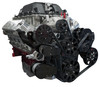 Chevy LSA Supercharged Evolution Serpentine System - Black Anodize PS