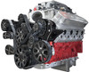  Chevy LSA Supercharged Evolution Serpentine System - Black Onyx AC