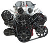  Chevy LSA Supercharged Evolution Serpentine System - Black Onyx PS
