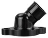 Billet Thermostat Housings Black 45 Degree