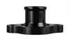 Billet Thermostat Housings Black Straight