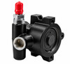 GM Type II Power Steering Pump - Designed for Attached Reservoir (Black w/ Hub)