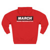 March Performance Logo Hoodie In Red