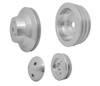 Small Block Chevy Short Water Pump High Flow V-Belt Pulley Kit