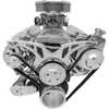 Big Block Chevy Style Track All Inclusive Serpentine System, Clear