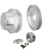 Big Block Chevy High Flow Serpentine Pulley Kit for Short Water Pumps (1V)