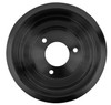 Big Block Chevy High Flow Serpentine Crankshaft Pulley for Long Water Pumps, Black