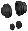 Big Block Chevy Performance Ratio V-Belt Pulley Kit (2V), Black