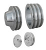 Big Block Chevy Performance Ratio V-Belt Pulley Kit for Short Water Pumps (3V Crank, 2V WP)