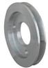 Big Block Chevy High Flow Crankshaft V-Belt Pulley, Single Groove, SWP, Clear