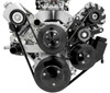 Chevy LS All Inclusive Pro Track Custom Series Serpentine System, Black