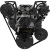 Chevy LT1 All Inclusive Style Track Serpentine System, Black