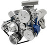 Small Block Ford Ultra Serpentine Conversion - AC & PS, Clear
