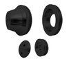 Small Block Ford Performance Ratio V-Belt Pulley Kit (1V Special) [1969+], Black