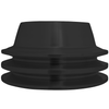 Small Block Ford High Flow Water Pump Pulley (2V) [4 Bolt; Early], Black