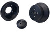 Big Block Ford High Flow V-Belt Pulley Kit, Black