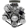 Small Block Chrysler Ultra Serpentine Conversion Kit w/ AC, Clear, High