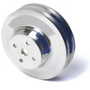Big Block Chrysler V-Belt Water Pump Pulley (2V), Clear, Angle